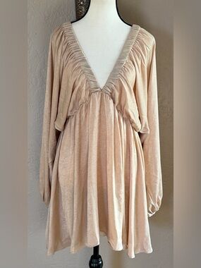 Luxurious LUT Butterfly Linen Dress